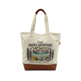 Great Smoky Mountains Adventure Canvas Tote Bag