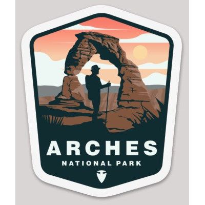 Arches National Park Die Cut Sticker – Arrowhead