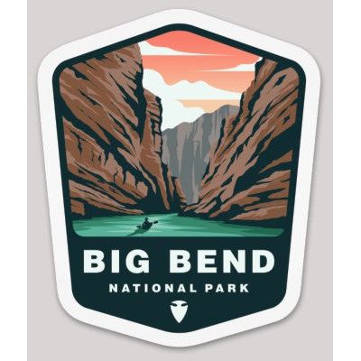Big Bend National Park Die Cut Sticker – Arrowhead