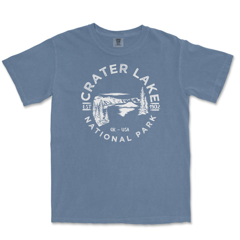 Crater Lake National Park Garment-Dyed T Shirt