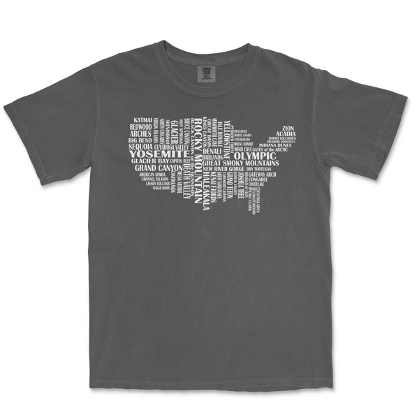 US National Parks Comfort Colors T Shirt