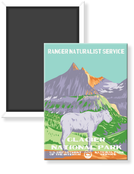 Glacier National Park WPA Magnet