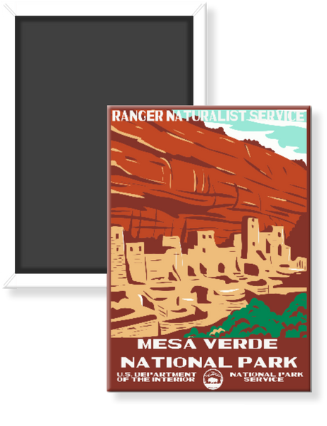 Mesa Verde National Park WPA Magnet