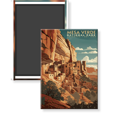 Mesa Verde National Park Magnet – Collection 1