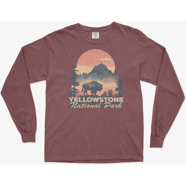 Yellowstone National Park Long Sleeve T Shirt The National Park Store yellowstone-national-park-long-sleeve-t-shirt-the-national-park-store
