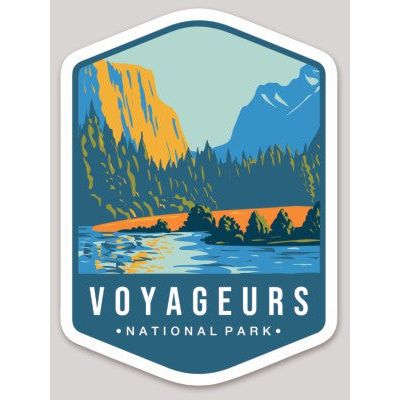 Voyageurs National Park Die Cut Sticker Large – Emblem Collection 2
