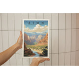 Zion National Park Poster