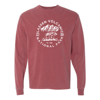 Lassen Volcanic National Park Comfort Colors Long Sleeve T Shirt