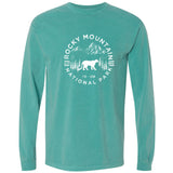 Rocky Mountain National Park Comfort Colors Long Sleeve T Shirt