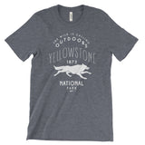 Yellowstone National Park Wolf T shirt