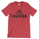 Wander Trees National Parks Adventure Unisex Bella Canvas Tshirt - The National Park Store