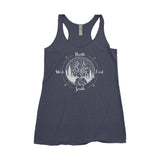 National Park Compass Adventure Next Level Ladies Tri-Blend Tank - The National Park Store