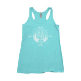 National Park Compass Adventure Next Level Ladies Tri-Blend Tank - The National Park Store