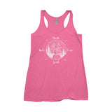 National Park Compass Adventure Next Level Ladies Tri-Blend Tank - The National Park Store