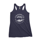 Yosemite National Park Adventure Next Level Ladies Tri-Blend Tank - The National Park Store