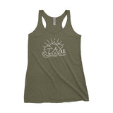 Stay Wild Adventure Adventure Next Level Ladies Tri-Blend Tank - The National Park Store