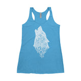 National Park Wolf Adventure Next Level Ladies Tri-Blend Tank - The National Park Store