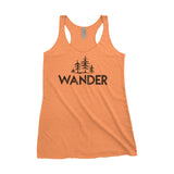 Wander Trees Adventure Adventure Next Level Ladies Tri-Blend Tank - The National Park Store