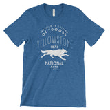 Yellowstone National Park Wolf T shirt
