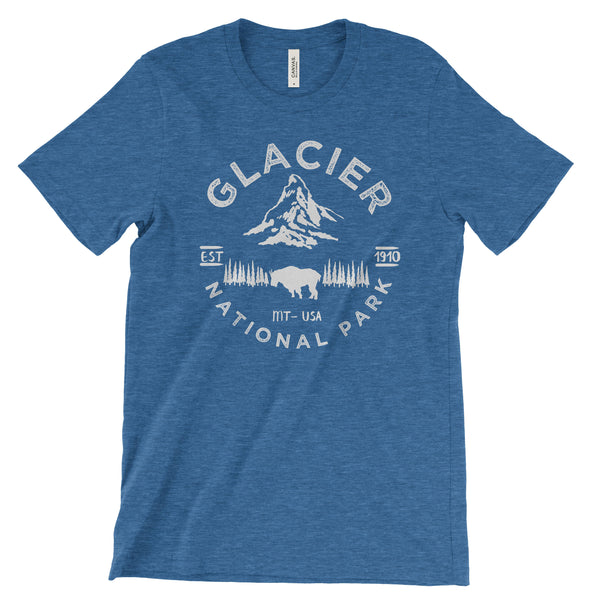 Glacier National Park Adventure T shirt – The National Park Store