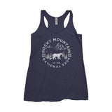 Rocky Mountain National Park Adventure Next Level Ladies Tri-Blend Tank - The National Park Store