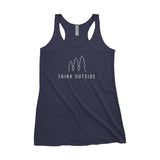 Think Outside Adventure Next Level Ladies Tri-Blend Tank - The National Park Store