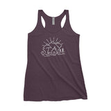Stay Wild Adventure Adventure Next Level Ladies Tri-Blend Tank - The National Park Store