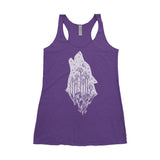 National Park Wolf Adventure Next Level Ladies Tri-Blend Tank - The National Park Store
