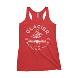 Glacier National Park Adventure Next Level Ladies Tri-Blend Tank - The National Park Store