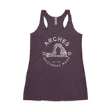 Arches National Park Adventure Next Level Ladies Tri-Blend Tank - The National Park Store