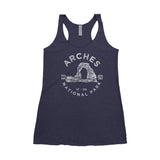 Arches National Park Adventure Next Level Ladies Tri-Blend Tank - The National Park Store