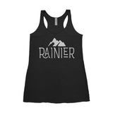 Mt. Rainier National Park Adventure Next Level Ladies Tri-Blend Tank - The National Park Store