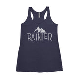 Mt. Rainier National Park Adventure Next Level Ladies Tri-Blend Tank - The National Park Store