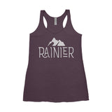 Mt. Rainier National Park Adventure Next Level Ladies Tri-Blend Tank - The National Park Store