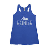 Mt. Rainier National Park Adventure Next Level Ladies Tri-Blend Tank - The National Park Store