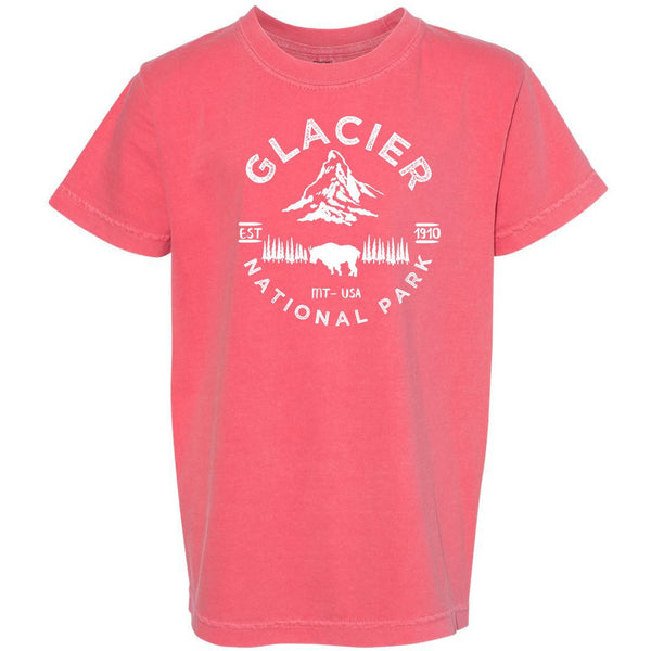 Glacier National Park Youth Comfort Colors T shirt – The National Park Store