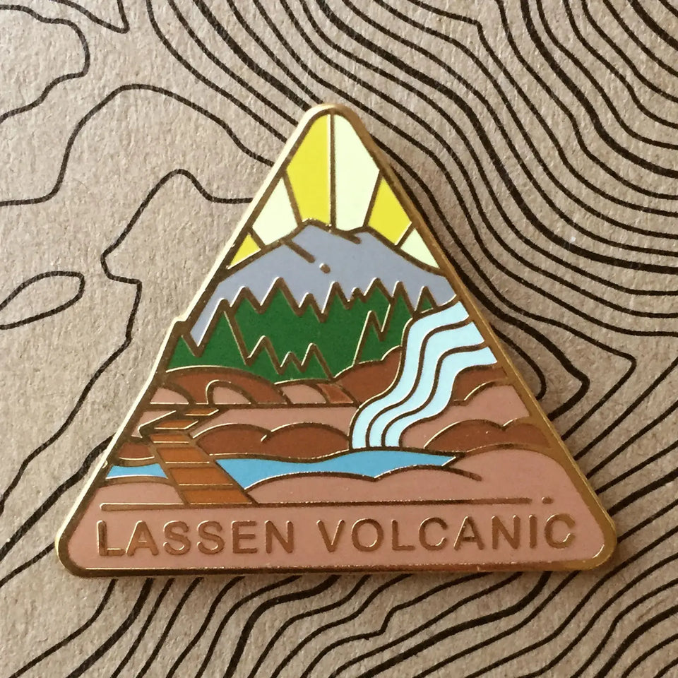 Lassen Volcanic National Park Pin