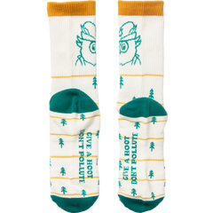 Woodsy Owl Give A Hoot Socks