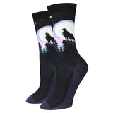 Wolf Song Moon Socks