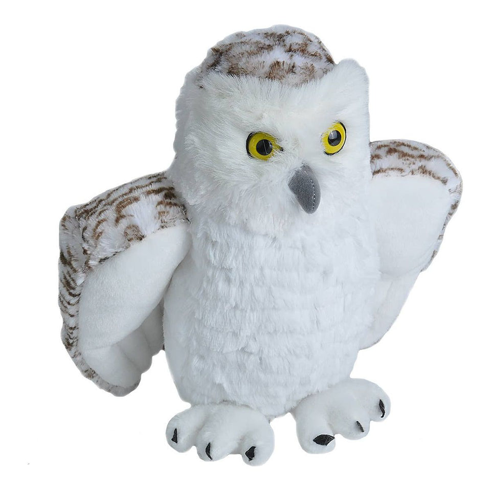 Snowy Owl Stuffed Animal — 12-Inch