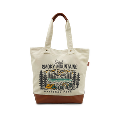 Great Smoky Mountains Adventure Canvas Tote Bag