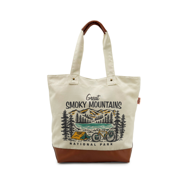 Great Smoky Mountains Adventure Canvas Tote Bag