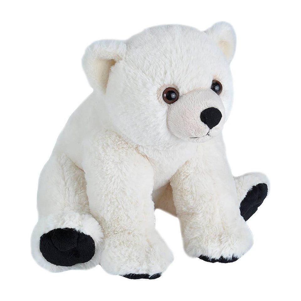 Polar Bear Baby Stuffed Animal — 12-Inch