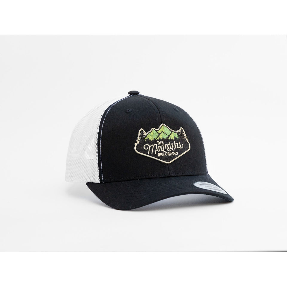 The Mountains Are Calling Mesh Snapback Hat