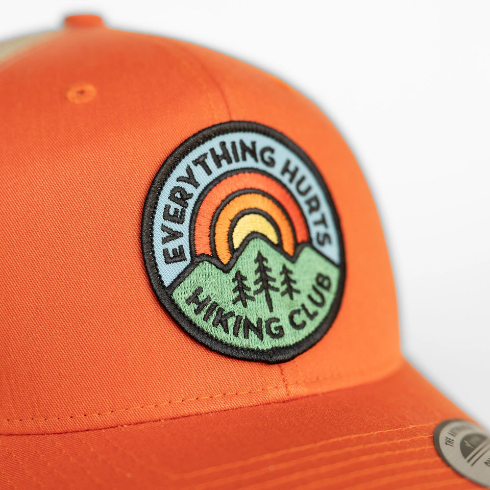Everything Hurts Hiking Club Mesh Snapback Hat