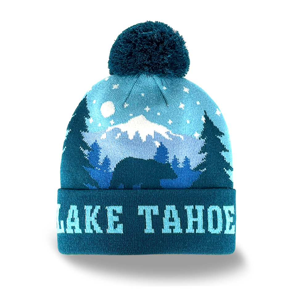 Lake Tahoe Bear Beanie