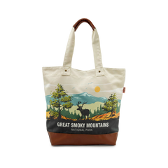 Great Smoky Mountains Wildlife Canvas Tote Bag