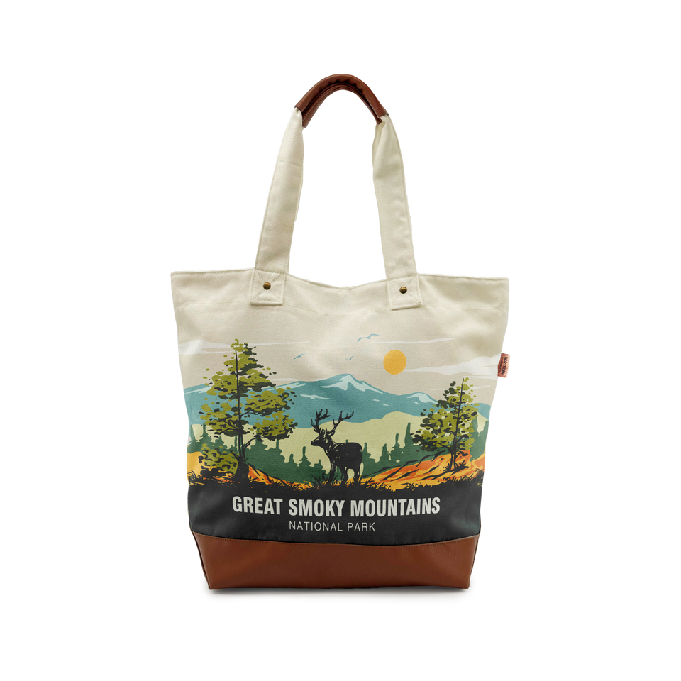 Great Smoky Mountains Wildlife Canvas Tote Bag