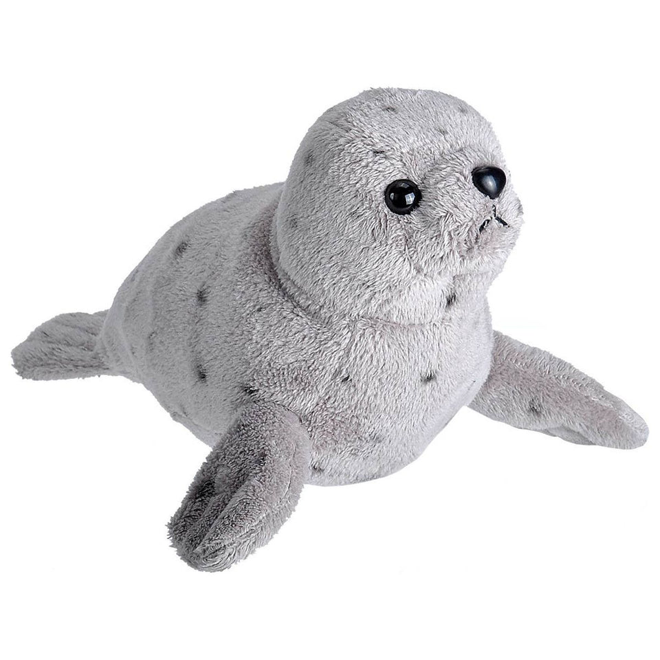 Mini Wild Calls Harbor Seal Stuffed Animal with Sound — 8-Inch