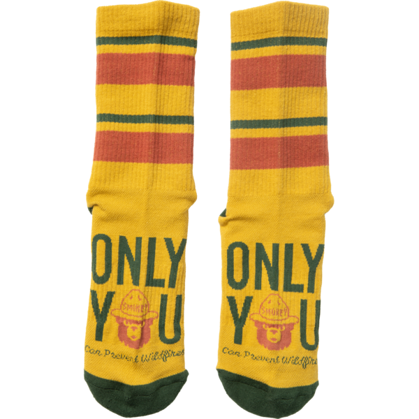 Smokey Bear Only You Can Prevent Wildfires Socks